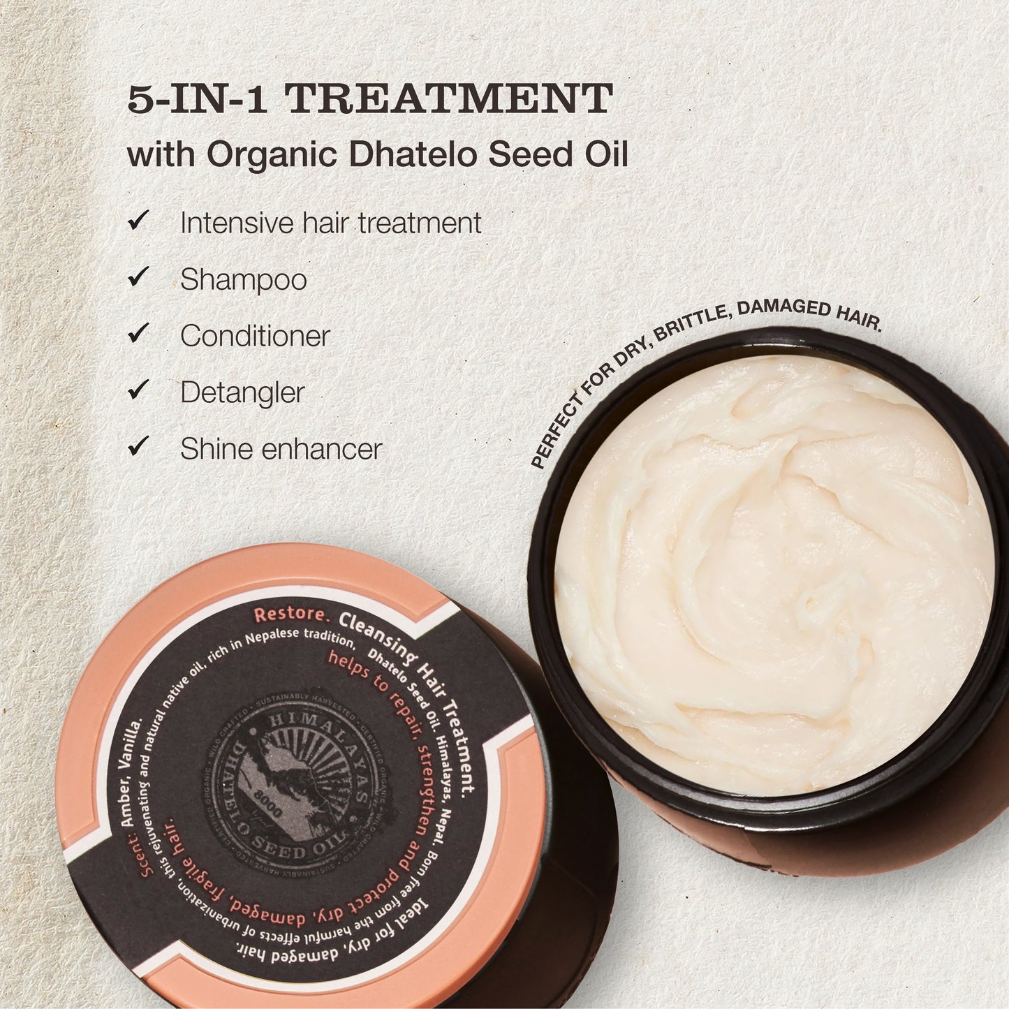 A Tweak'd by Nature 5-in-1 Treatment with Organic Dhatelo Seed Oil