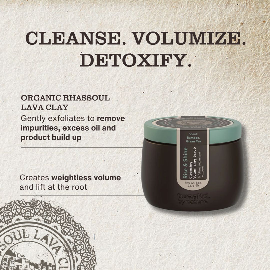 化粧下地 ribeca Tweak'd by Nature Rise & Shine Hair Cleansing Volumizing Scrub