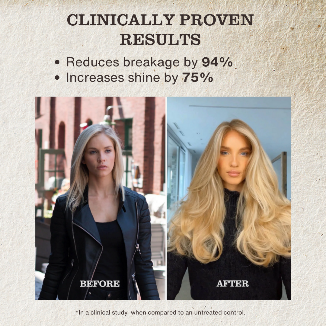 Restore Cleansing Hair Treatment reduces breakage and increases shine.