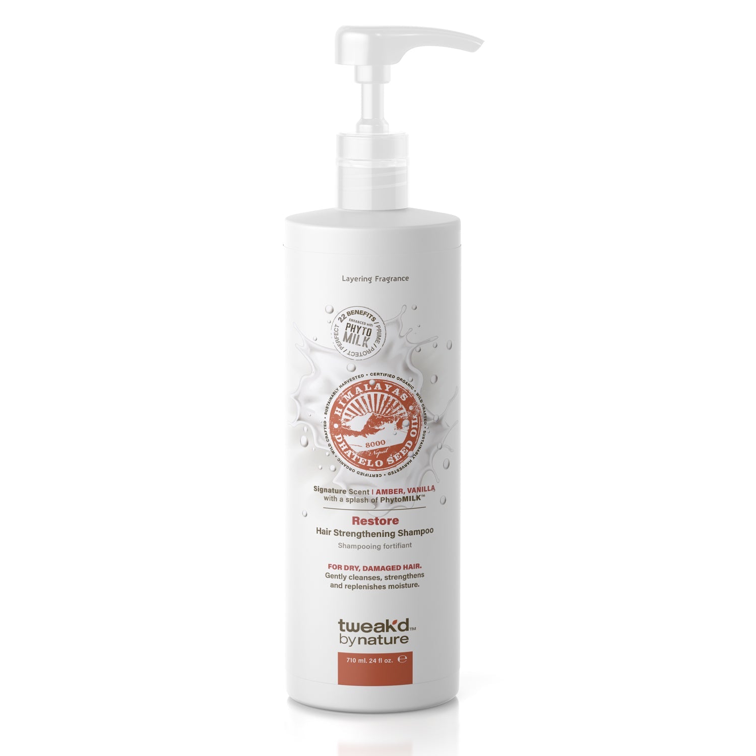 Restore PhytoMILK™ Hair Strengthening Shampoo – Tweak'd by Nature