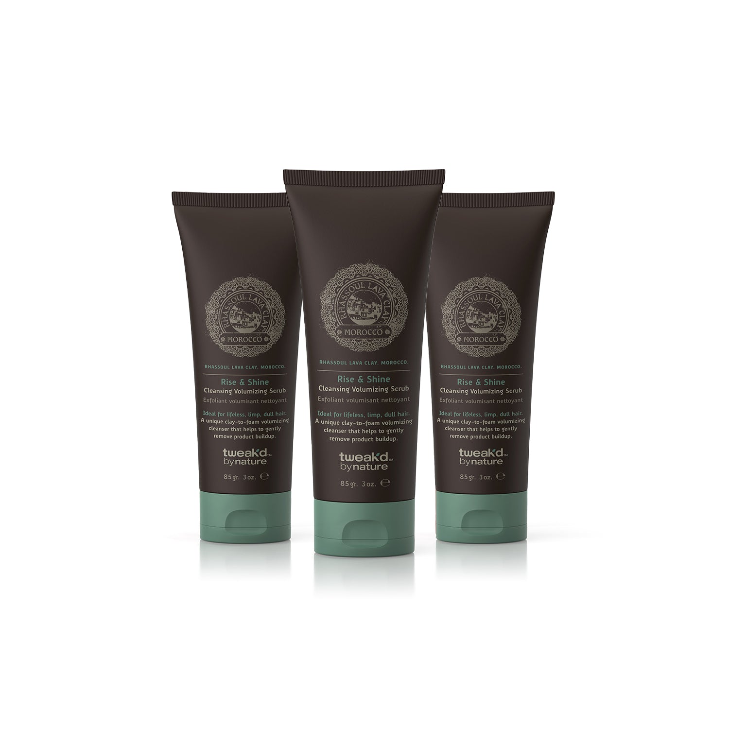 Tweak'd by Nature Rise & Shine Cleansing Volumizing Scrub Multi-Pack
