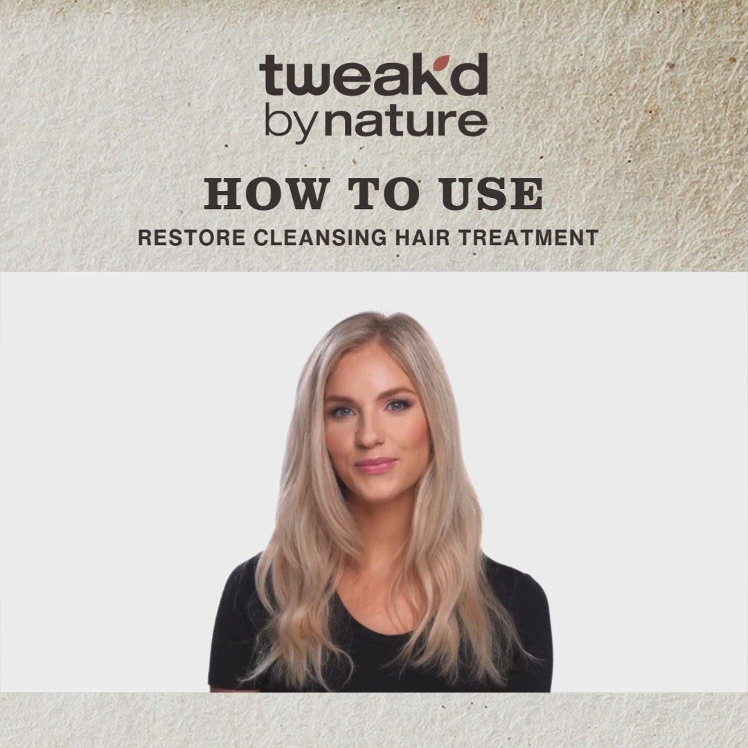 How to use Restore Cleansing Hair Treatment