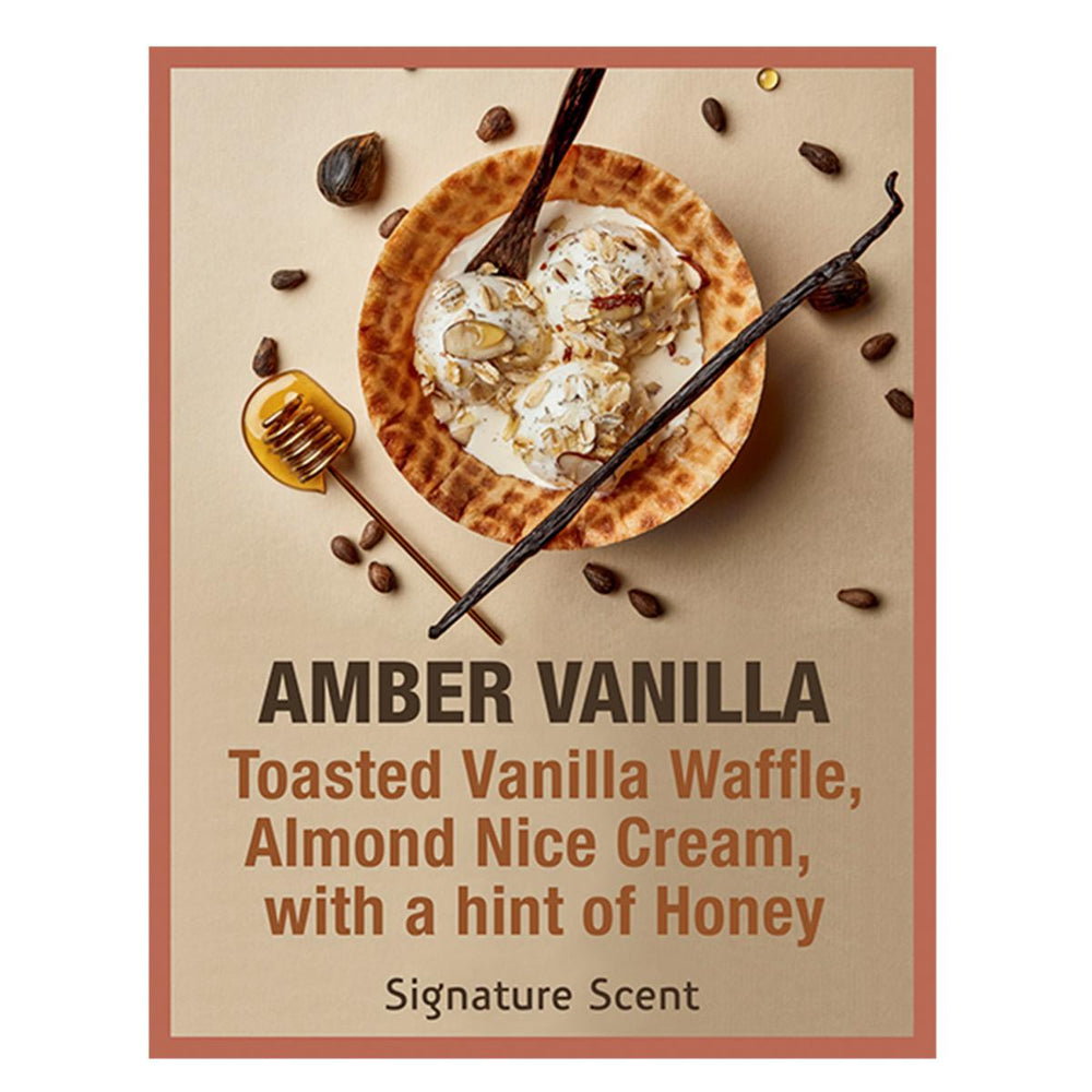 
                  
                    Tweak'd by Nature signature scent Amber Vanilla scent profile; toasted vanilla waffle, almond nice cream with a hint of honey.
                  
                