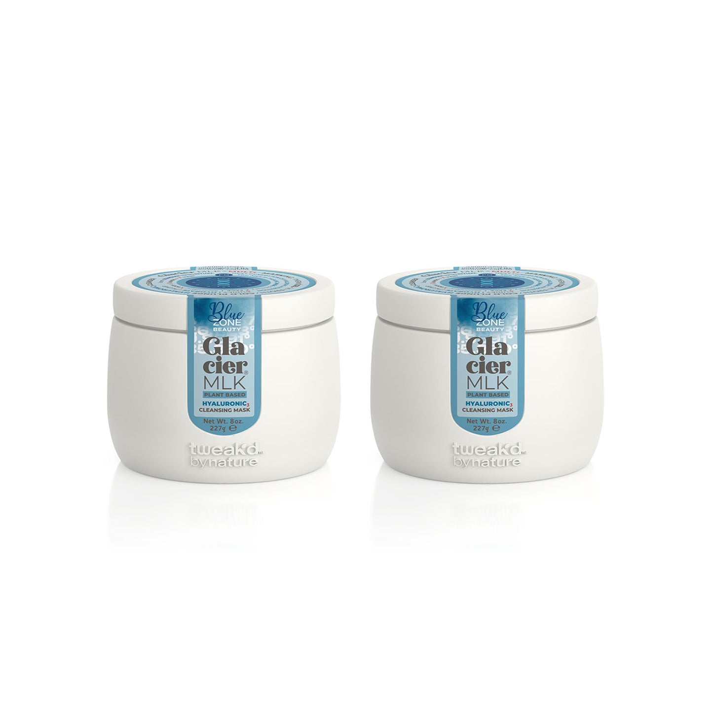Tweak'd by Nature Blue Zone Stardust The Youth Rejuvenator Glacier MLK® Cold Plunge Cleansing Mask Duo