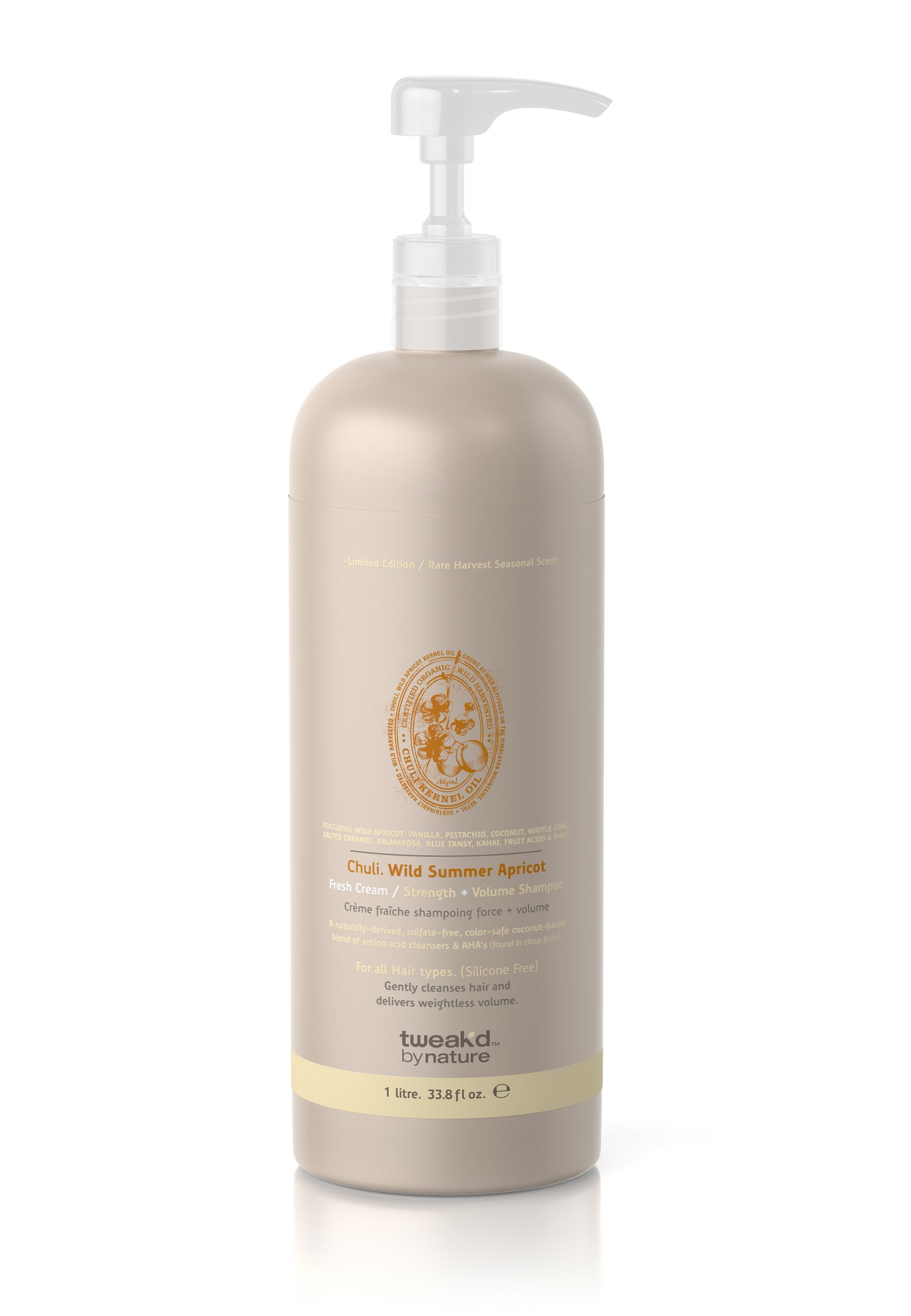 Tweak'd by Nature Rare Treasures Wild Summer Apricot Strength & Volume Shampoo