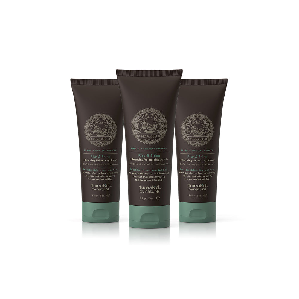 Tweak'd by Nature Rise & Shine Cleansing Volumizing Scrub Multi-Pack
