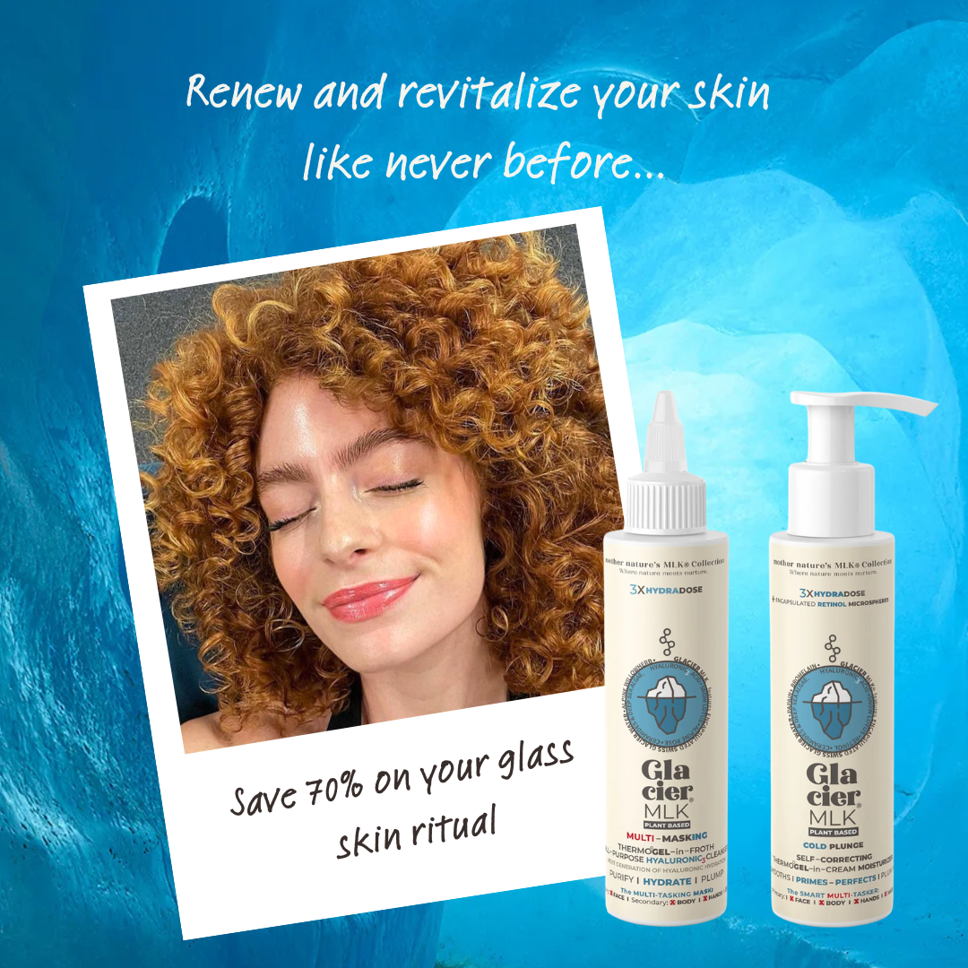 70% Off Glacier MLK™ Cold Plunge Cleanser + Moisturizer Duo