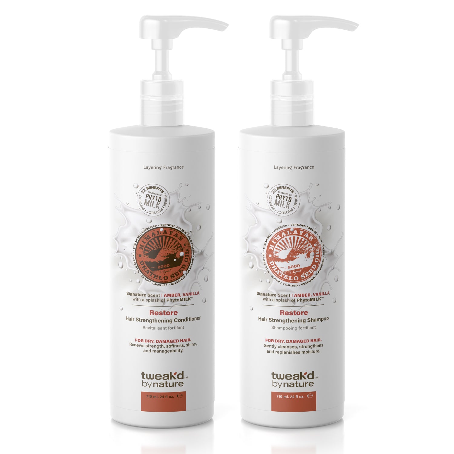 Restore PhytoMILK™ Hair Strengthening Shampoo & Conditioner Duo