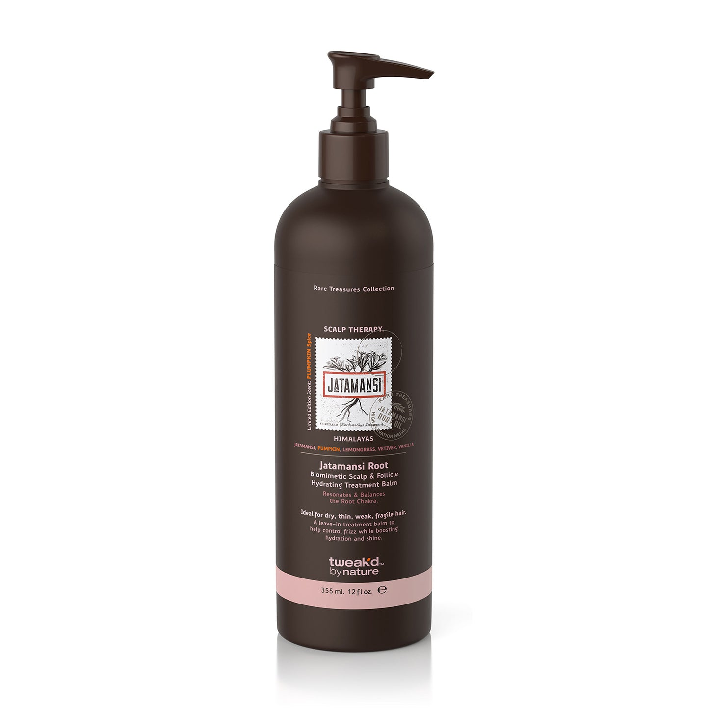 Tweak'd by Nature Rare Treasures Jatamansi Root Hair Hydrating Treatment Balm 12oz